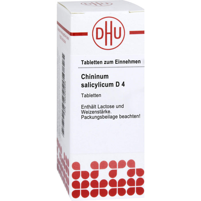 DHU Chininum salicylicum D4 Tabletten, 80 St. Tabletten