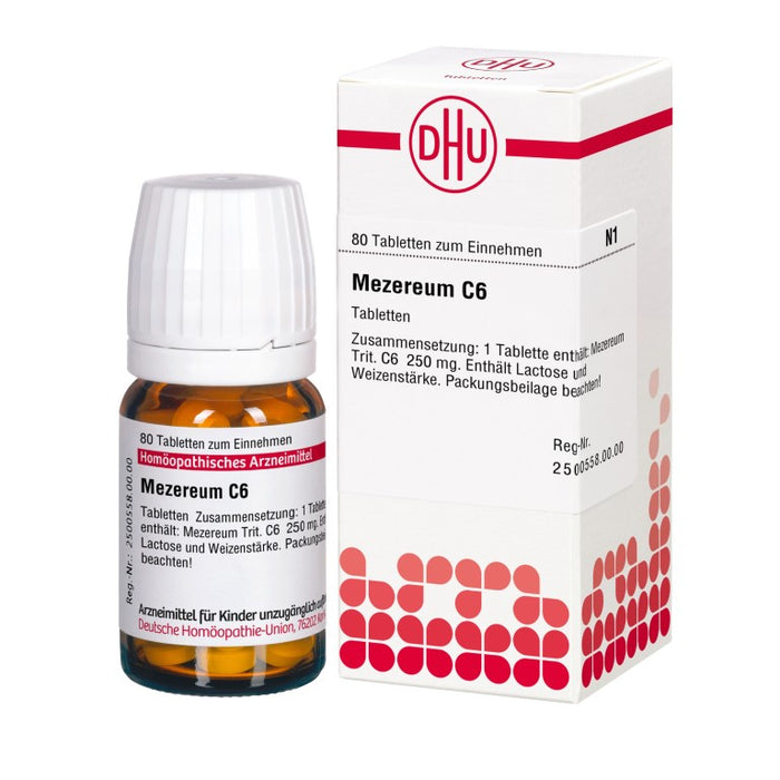 DHU Mezereum C6 Tabletten, 80 St. Tabletten