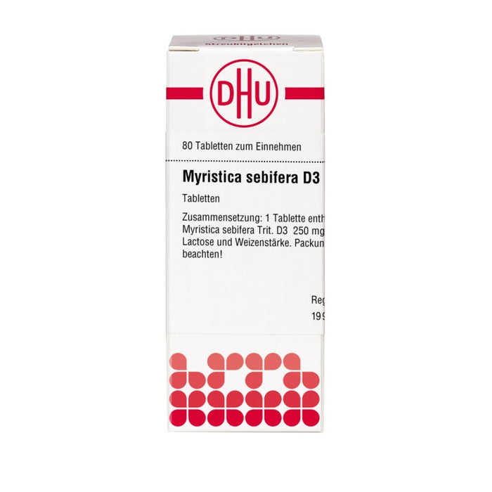 DHU Myristica sebifera D3 Tabletten, 80 pcs. Tablets