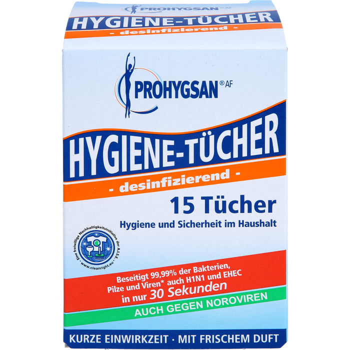 Prohygsan Hygienetücher AF-desinfizierend-, 15 St TUE