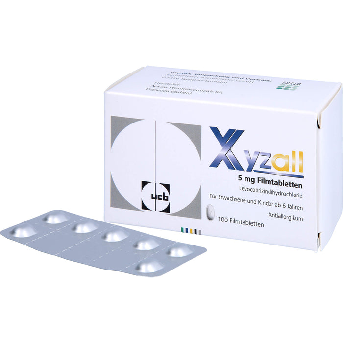 Xyzall 5 mg Filmtabletten Antiallergikum, 100 pcs. Tablets