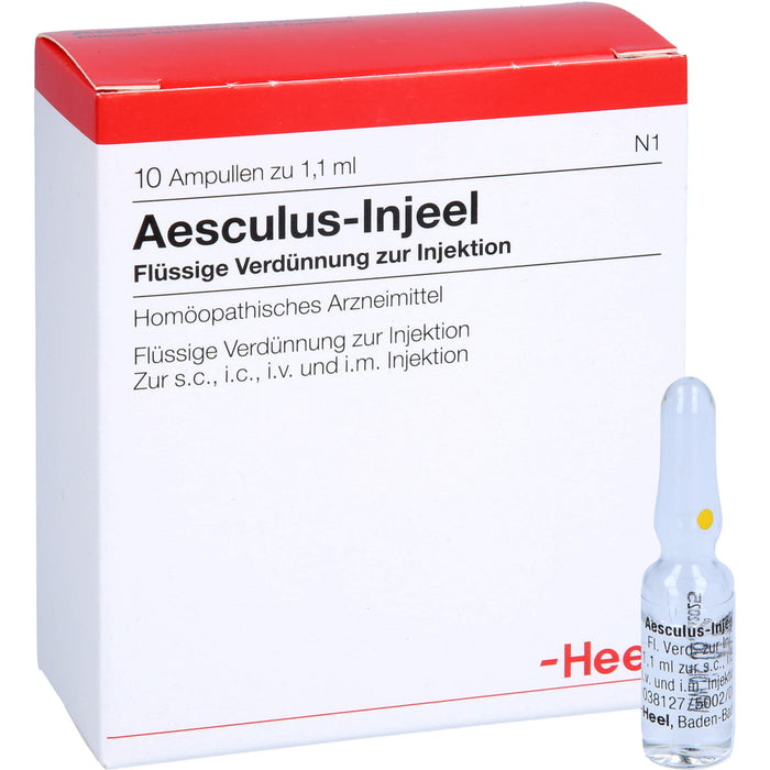 Aesculus Injeel flüssige Verdünnung, 10 pcs. Ampoules