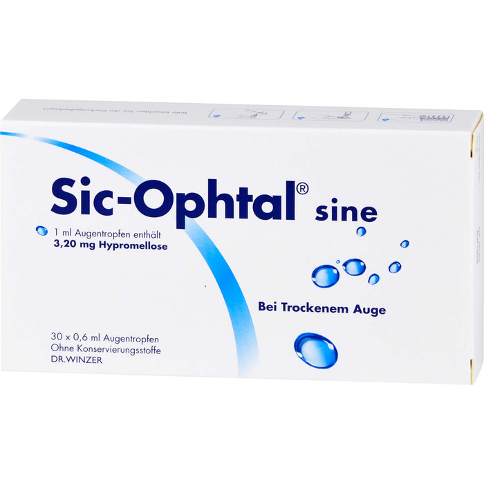 Sic-Ophtal sine, 30X0.6 ml ATR