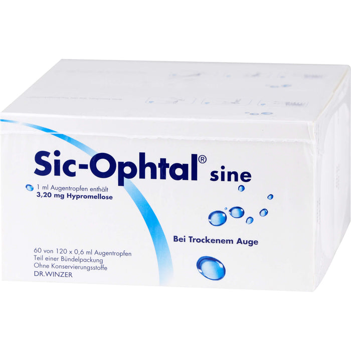 Sic-Ophtal sine, 3,20 mg/ml Augentropfen, 120X0.6 ml ATR