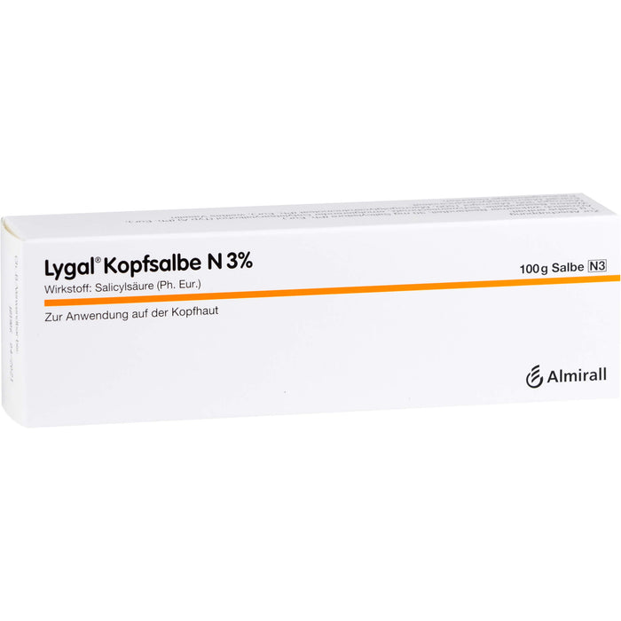 Lygal Kopfsalbe N 3% zur Abschuppung, 100 g Ointment