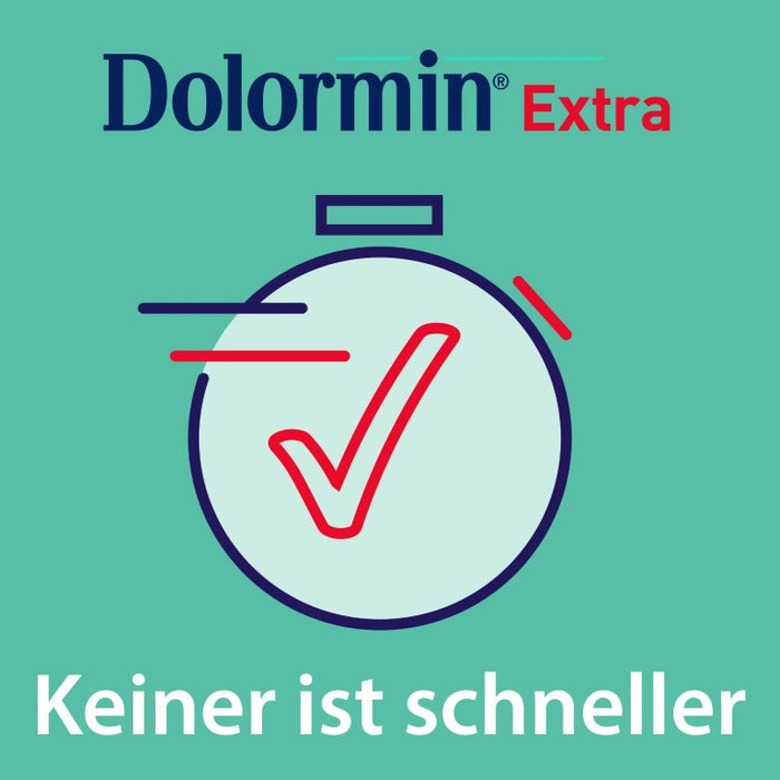 Dolormin extra Filmtabletten bei Schmerzen und Fieber, 20 pc Tablettes