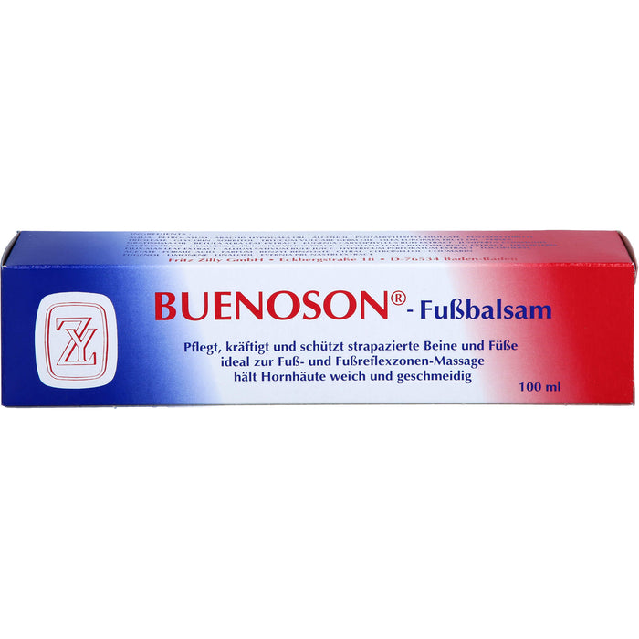 Buenoson Fußbalsam hält Hornhäute weich und geschmeidig, 100 g Cream