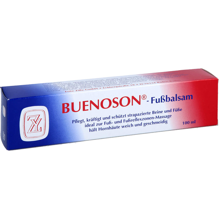 Buenoson Fußbalsam hält Hornhäute weich und geschmeidig, 100 g Crème