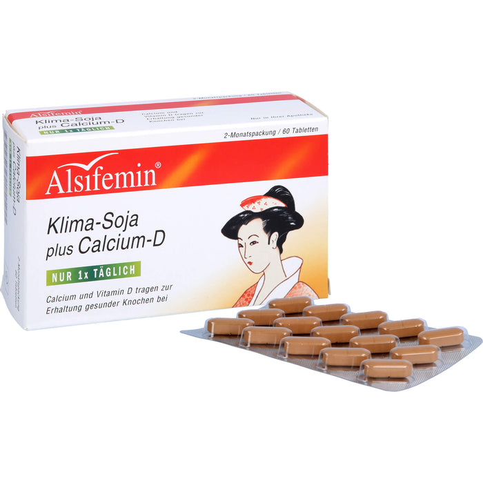 Alsifemin Klima-Soja plus Calcium-D Tabletten, 60 pc Tablettes