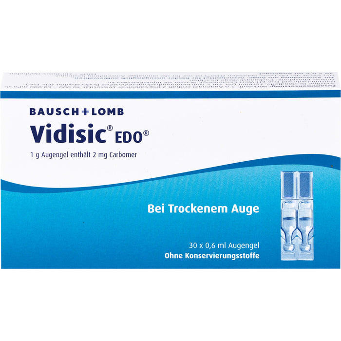 Vidisic EDO Augengel, 30 pcs. Single-dose pipettes