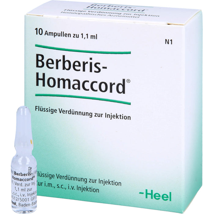 Berberis-Homaccord flüssige Verdünnung, 10 St. Ampullen