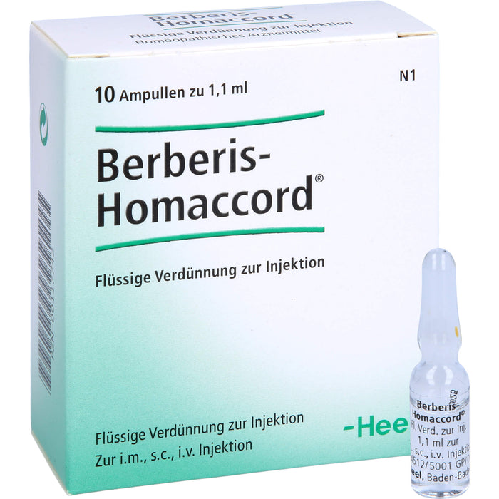 Berberis-Homaccord flüssige Verdünnung, 10 St. Ampullen