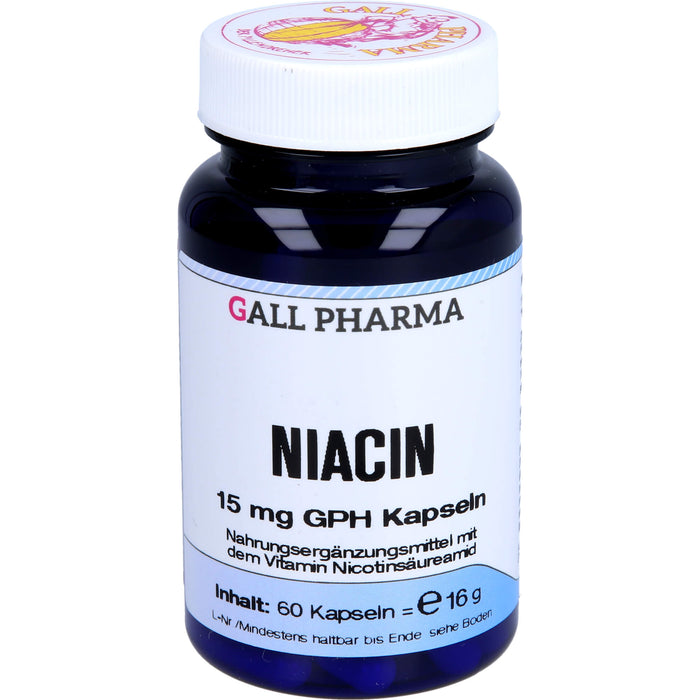 GALL PHARMA Niacin 15 mg GPH Kapseln, 60 pcs. Capsules