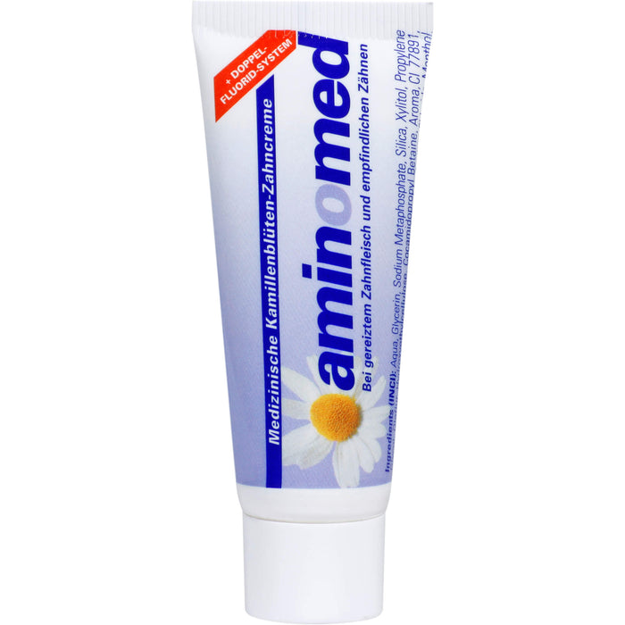 amin-o-med Fluorid Kamillen Zahncreme, 75 ml ZPA