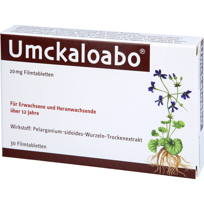 Umckaloabo 20 mg Filmtabletten, 30 pcs. Tablets