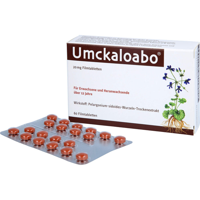 Umckaloabo 20 mg Filmtabletten, 60 pcs. Tablets