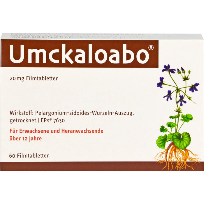 Umckaloabo 20 mg Filmtabletten, 60 pc Tablettes