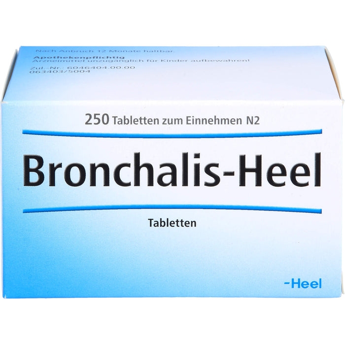 Bronchalis-Heel Tabletten bei Erkrankungen der Atemwege, 250 pcs. Tablets