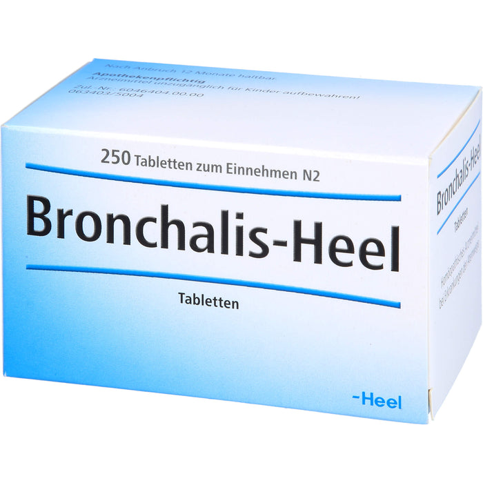 Bronchalis-Heel Tabletten bei Erkrankungen der Atemwege, 250 pc Tablettes