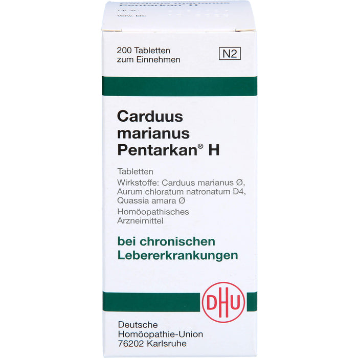 DHU Carduus marianus Pentarkan H Tabletten, 200 pcs. Tablets