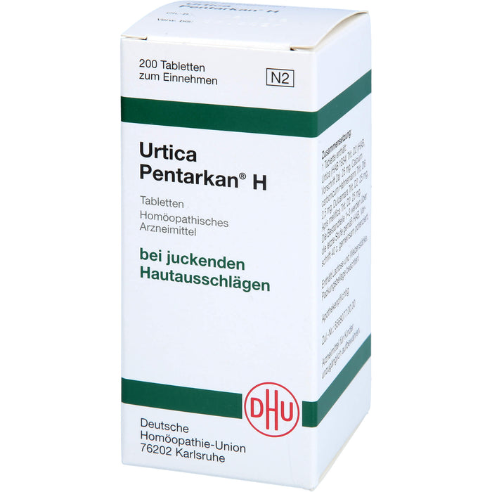 DHU Urtica Pentarkan H Tabletten bei juckenden Hautausschlägen, 200 pcs. Tablets