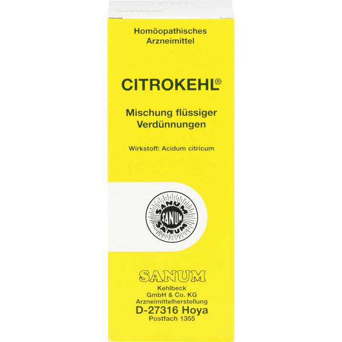 Citrokehl Mischung flüssiger Verdünnungen, 100 ml Lösung