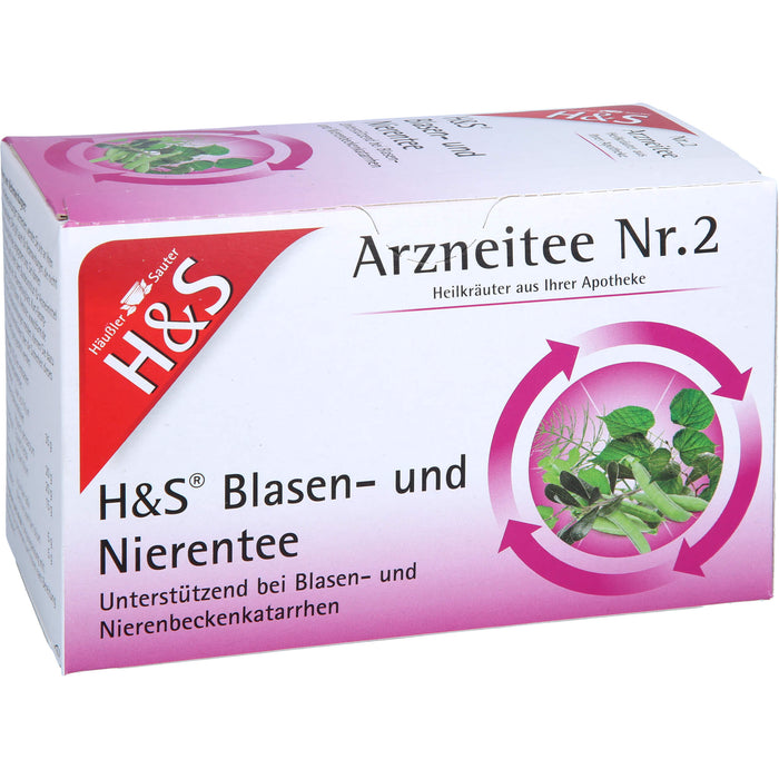 H&S Blasen- und Nierentee Arzneitee Nr. 2, 20 pcs. Filter bag