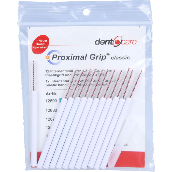 Proximal-Grip fein weiß Interdentalbürste, 12 St. Interdentalbürsten