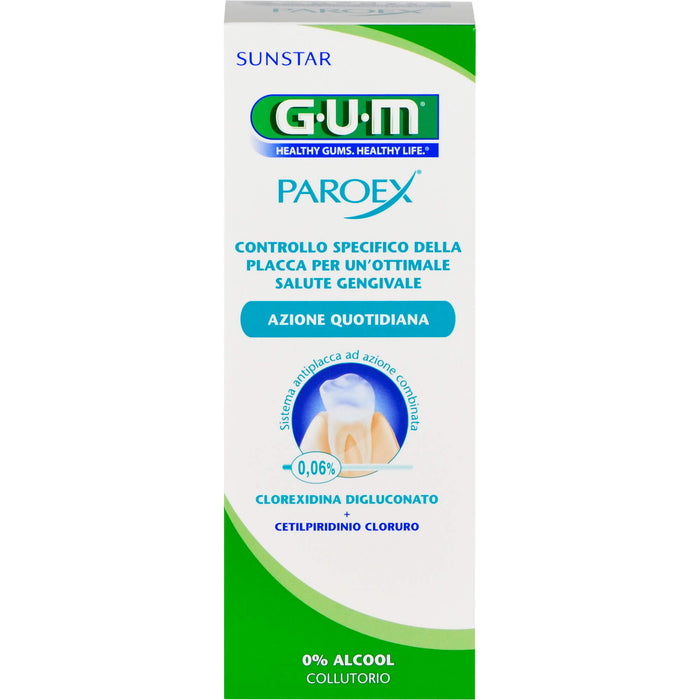 GUM Paroex 0,06% CHX Mundspülung, 500 ml Solution