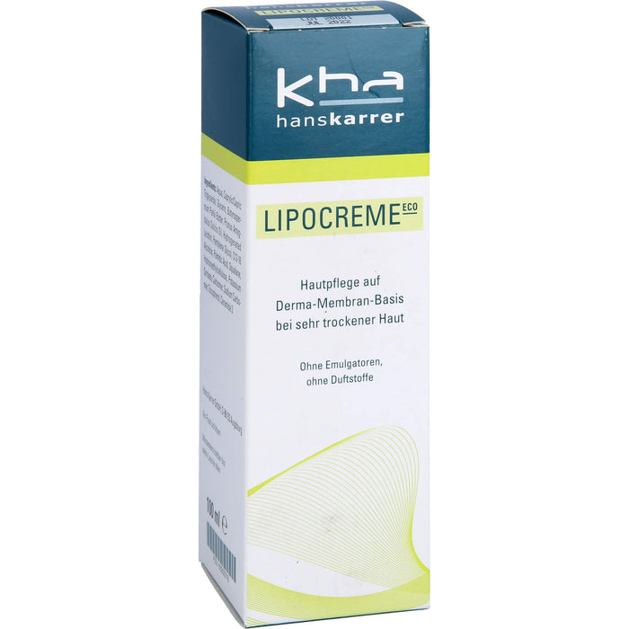 Hans Karrer Lipocreme ECO, 100 ml Creme