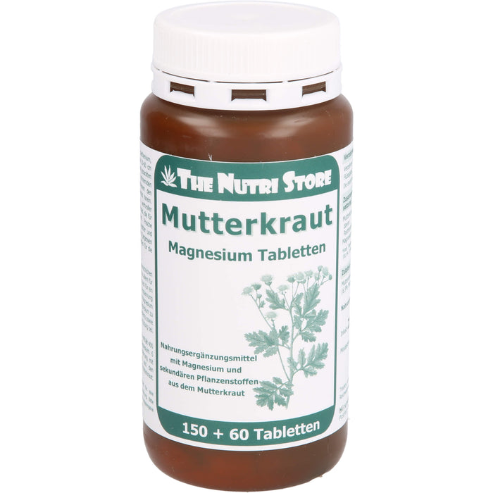 The Nutri Store Mutterkraut Magnesium Tabletten, 150 pcs. Tablets