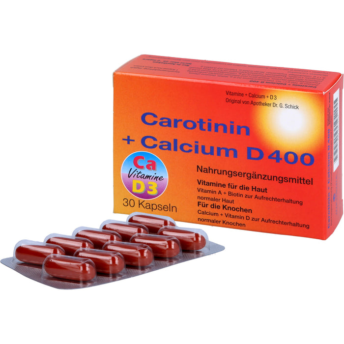 Inkosmia Carotinin + Calcium D 400 Kapseln, 30 St. Kapseln