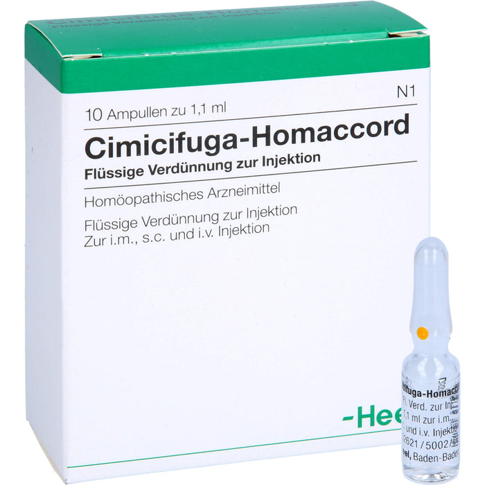 Heel Cimicifuga-Homaccord flüssige Verdünnung zur Injektion, 10 pc Ampoules