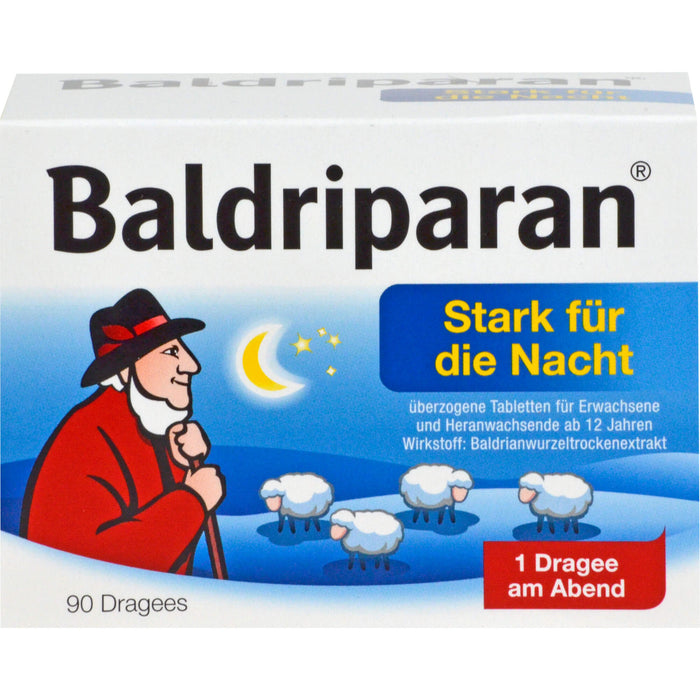 Baldriparan stark für die Nacht Dragees, 90 pcs. Tablets