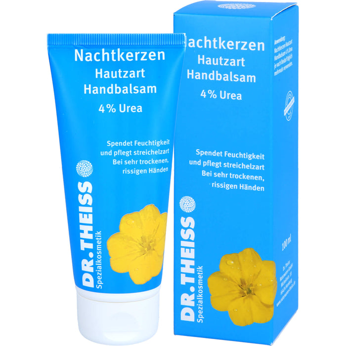 Dr. Theiss Nachtkerzen Hautzart Handbalsam spendet Feuchtigkeit und pflegt streichelzart, 100 ml Cream