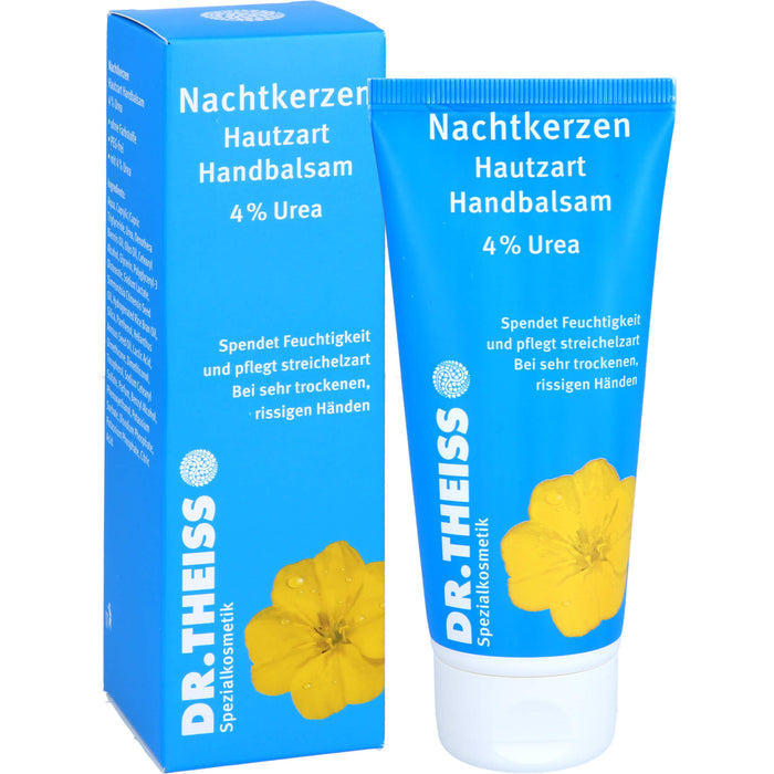 Dr. Theiss Nachtkerzen Hautzart Handbalsam spendet Feuchtigkeit und pflegt streichelzart, 100 ml Cream