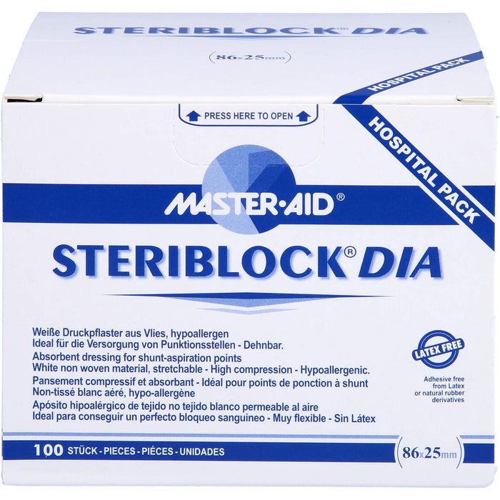 Steriblock 86x25mm, 100 St PFL