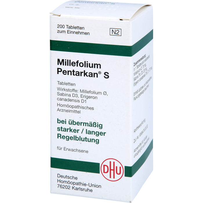 Millefolium Pentarkan S Tabletten, 200 St. Tabletten