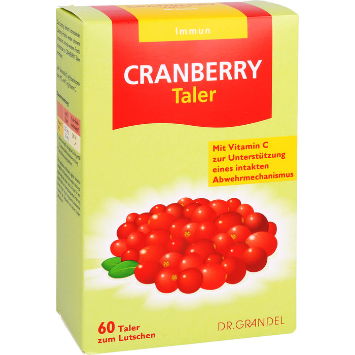 Dr. Grandel Cranberry Taler zum Lutschen, 60 pcs. Candies