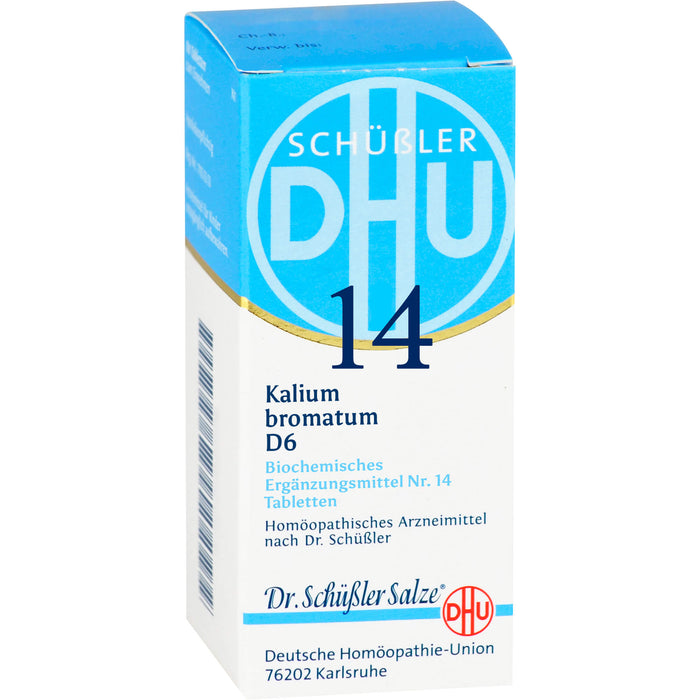 DHU Schüßler-Salz Nr. 14 Kalium bromatum D6 Tabletten, 80 pc Tablettes