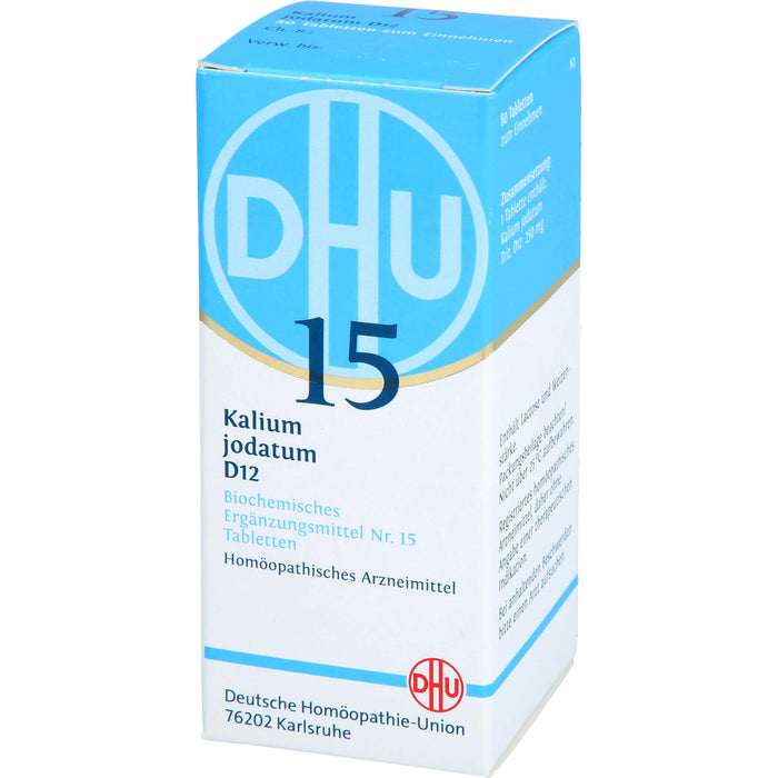 DHU Schüßler-Salz Nr. 15 Kalium jodatum D12 Tabletten, 80 St. Tabletten