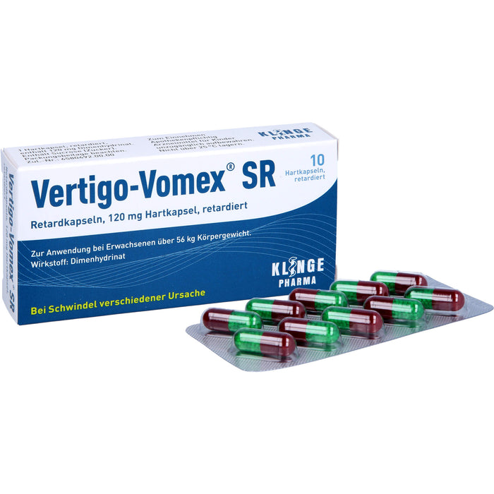 Vertigo-Vomex SR Retardkapseln, 10 pc Capsules