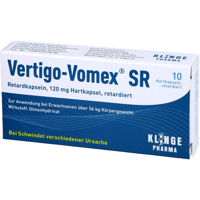 Vertigo-Vomex SR Retardkapseln, 10 pc Capsules