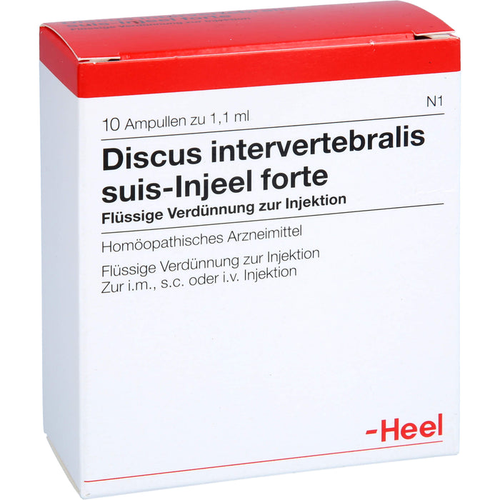 Discus intervertebralis suis-Injeel forte Ampullen, 10 pc Ampoules