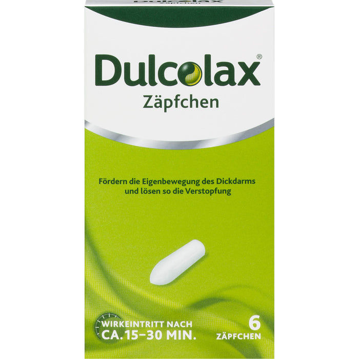 Dulcolax Zäpfchen Original Sanofi-Aventis, 6 St. Zäpfchen