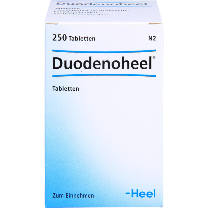 Duodenoheel Tabletten bei Erkrankungen der Verdauungsorgane, 250 pc Tablettes