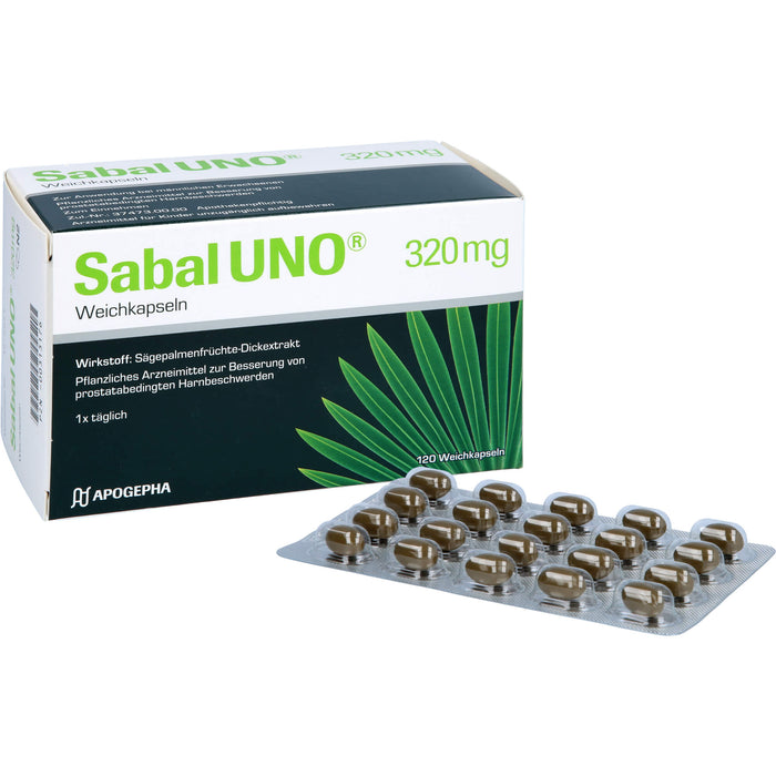 Sabal Uno 320 mg Weichkapseln, 120 pcs. Capsules