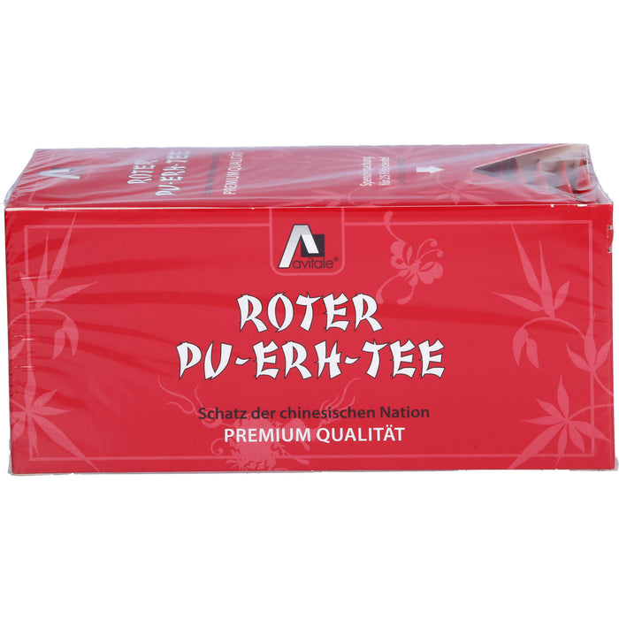 Avitale Roter Pu-Erh-Tee Spenderpackung, 20 g Filterbeutel