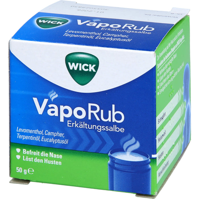 WICK VapoRup Erkältungssalbe, 50 g Onguent