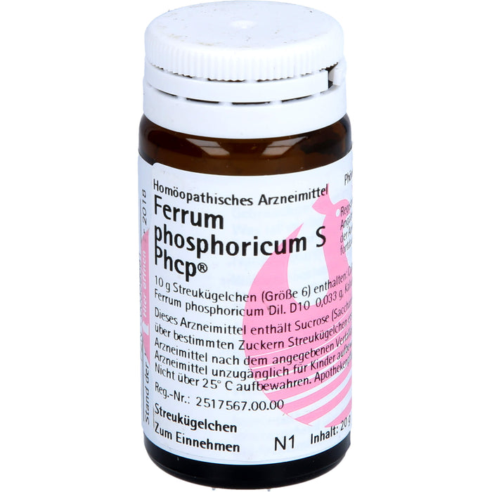 PHÖNIX Ferrum phosphoricum S Phcp Streukügelchen, 20 g Globules